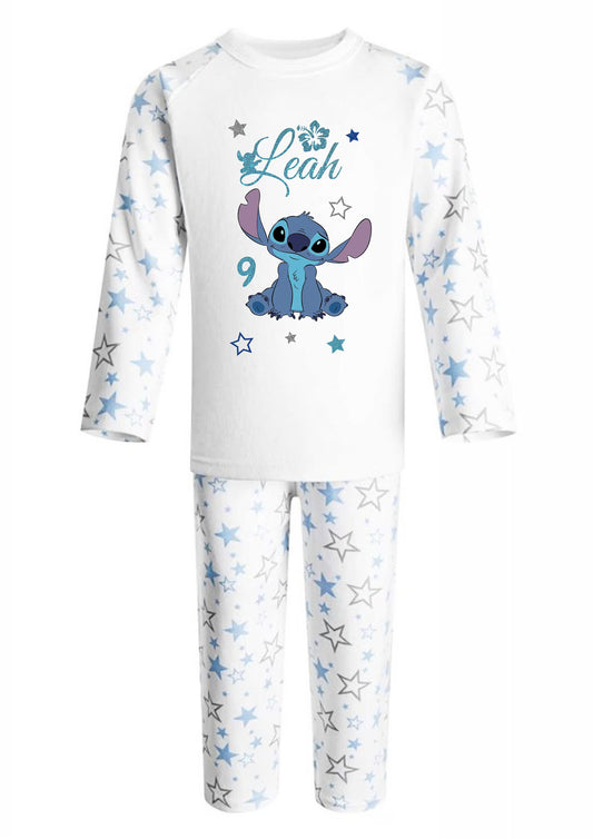 PERSONALISED Stitch Birthday Pyjamas