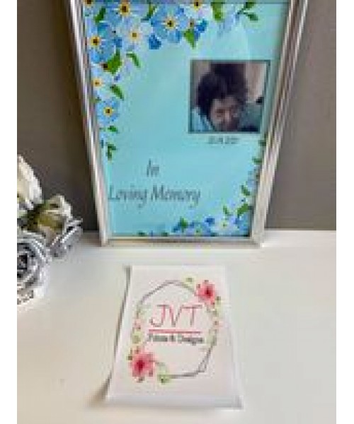 In Loving Memory - Floral Print